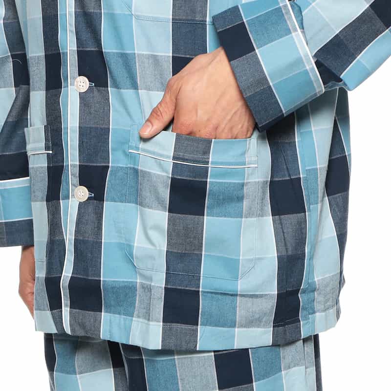 DEREK ROSE ナイトウェア BLUE