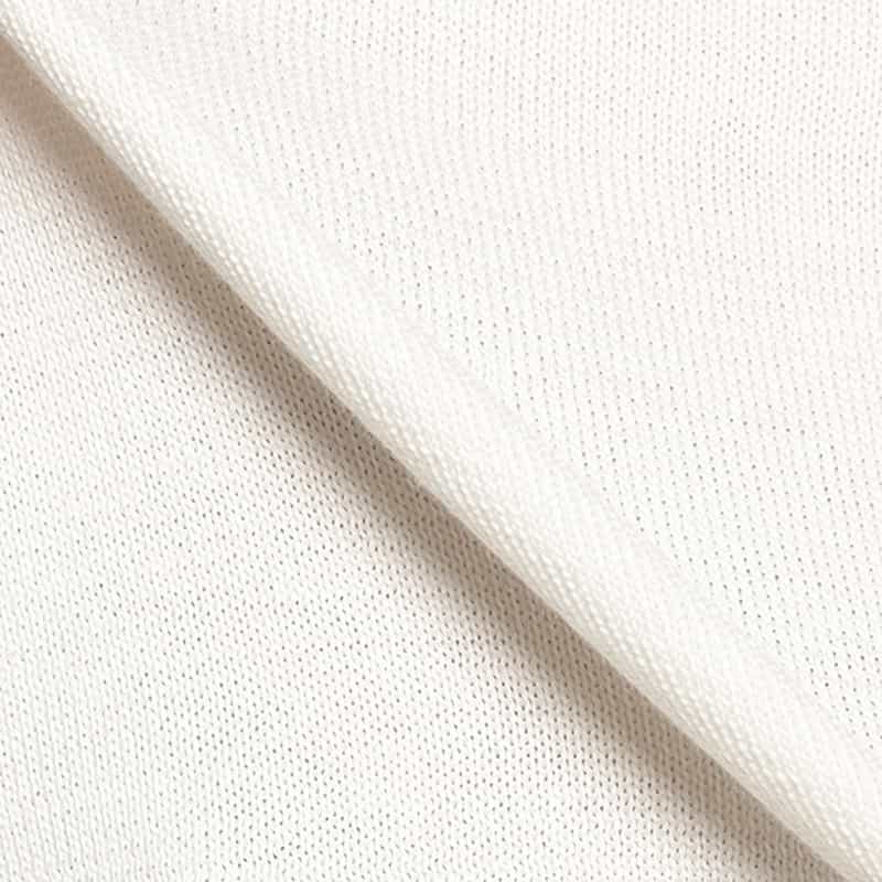 BARNEYS NEW YORK 海島綿クルーネックニットソー WHITE