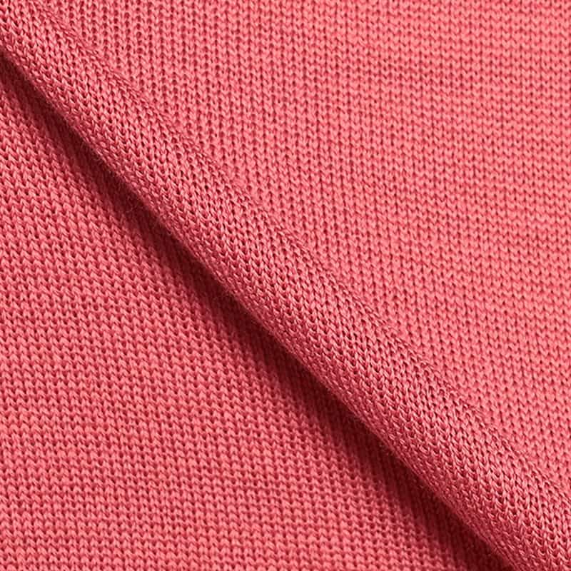 BARNEYS NEW YORK 海島綿クルーネックニットソー PINK