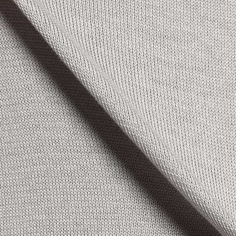 BARNEYS NEW YORK 海島綿クルーネックニットソー LIGHT GRAY