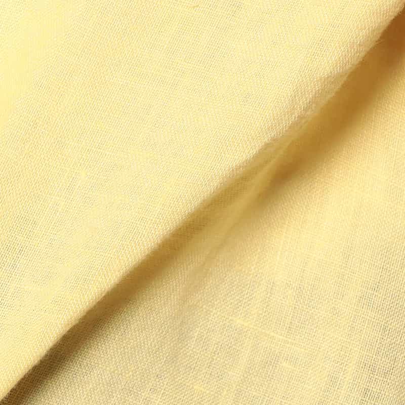 BAGUTTA リネンバンドカラーシャツ YELLOW