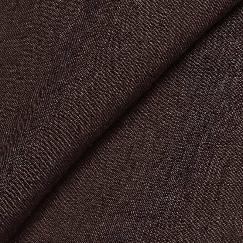 BAGUTTA リネンバンドカラーシャツ BROWN
