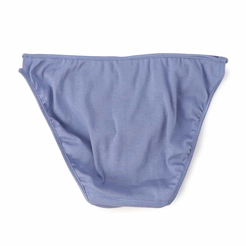 SOUPLE LUZ ボタニカルダイ Wストラップショーツ BLUE