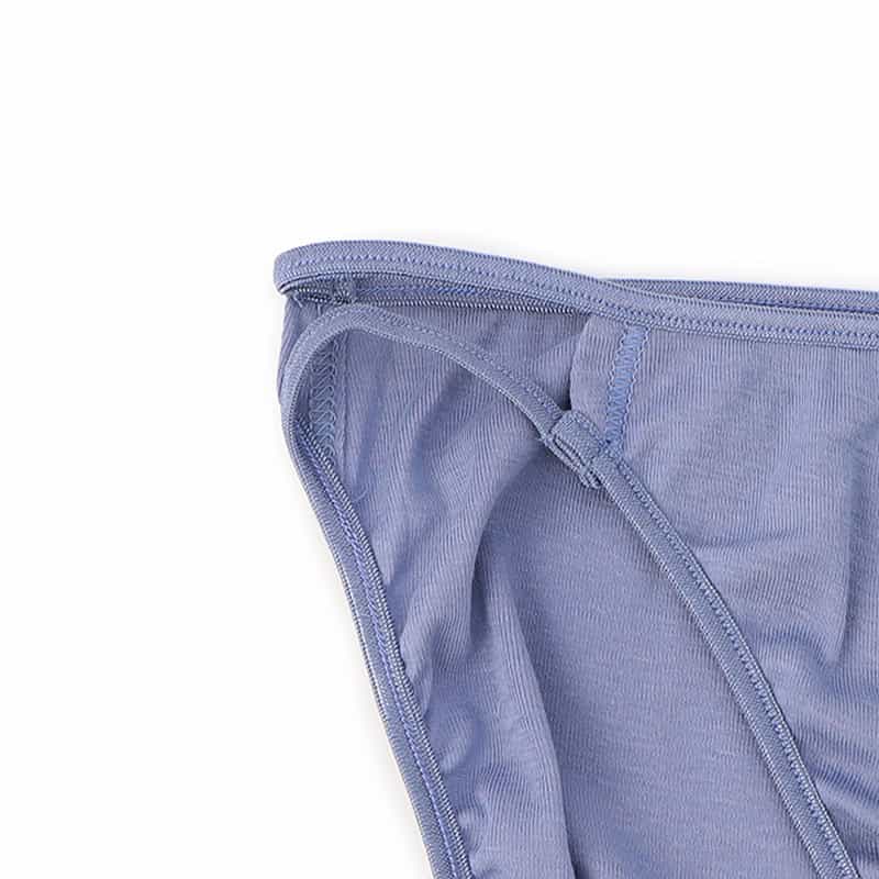 SOUPLE LUZ ボタニカルダイ Wストラップショーツ BLUE