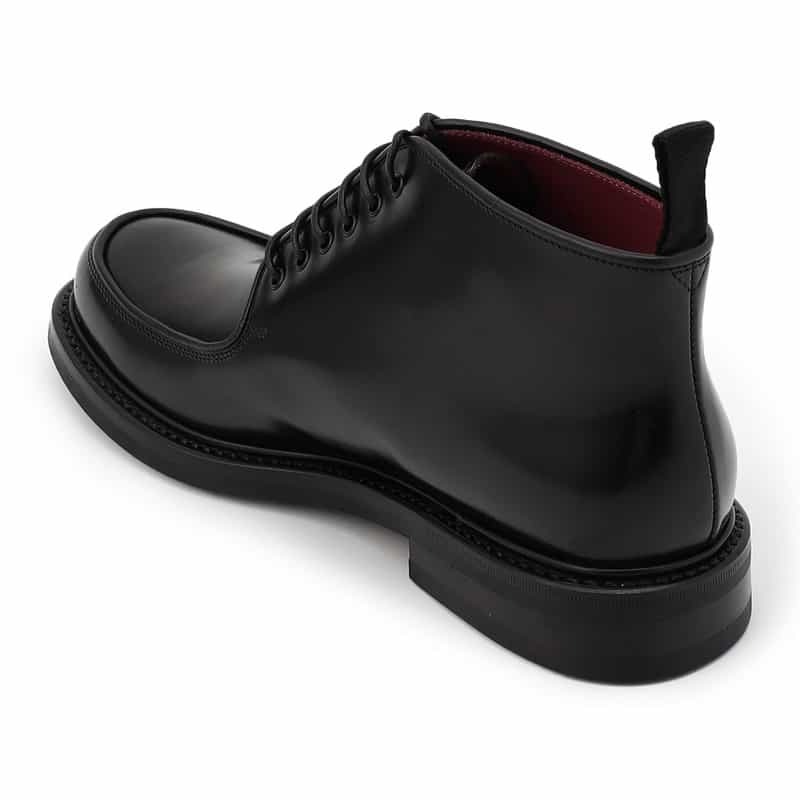 N.GW レースアップブーツ BLACK