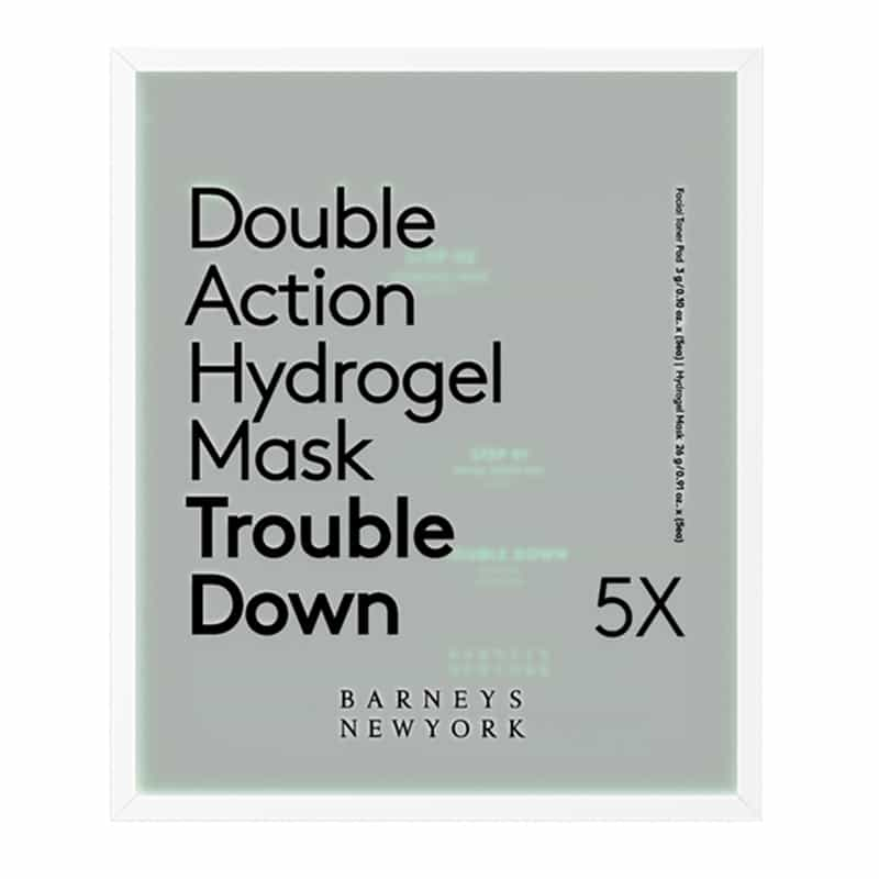 BARNEYS NEW YORK BEAUTY ダブルアクションハイドロジェルマスク "TROUBLE DOWN" 5セット NONE