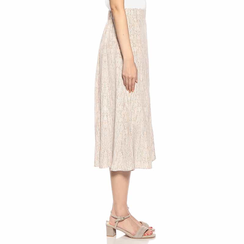 BARNEYS NEW YORK セットアップウォッシャブル プリントマーメイドスカート LIGHT PINK