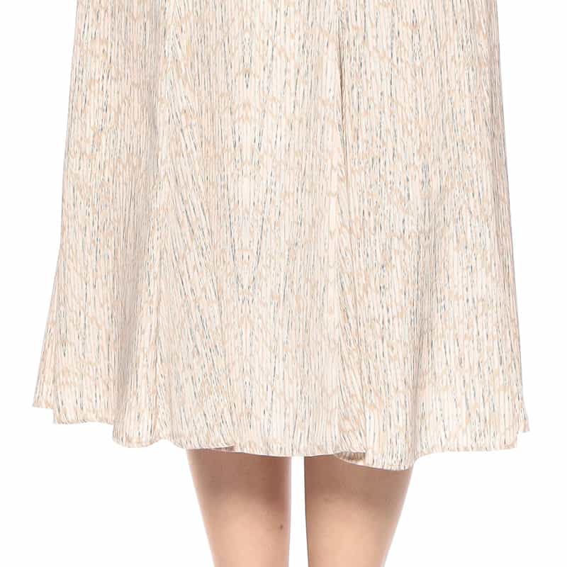 BARNEYS NEW YORK セットアップウォッシャブル プリントマーメイドスカート LIGHT PINK