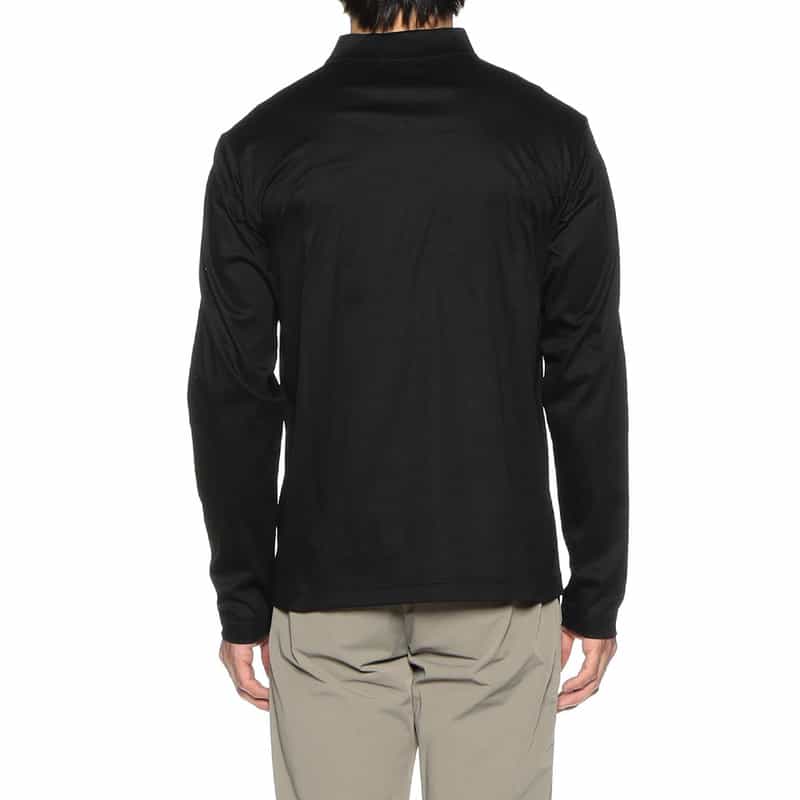 BARNEYS NEW YORK ハーフジップカットソー BLACK