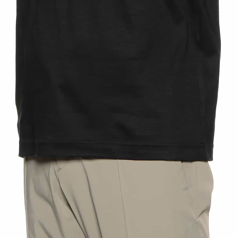 BARNEYS NEW YORK ハーフジップカットソー BLACK