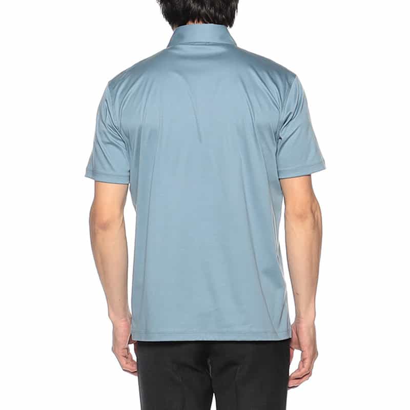 BARNEYS NEW YORK ポロシャツ （ALBINI社製オーガニックコットン使用） BLUE