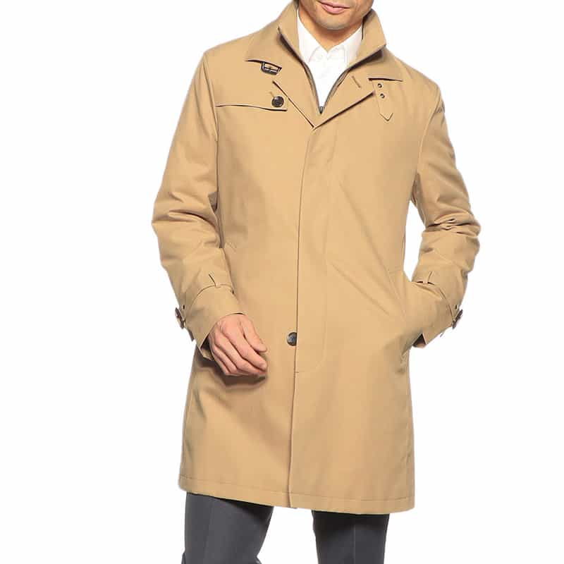 BARNEYS NEW YORK キルティングライナーシングルトレンチコート BEIGE