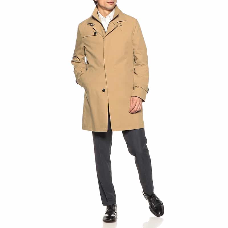 BARNEYS NEW YORK キルティングライナーシングルトレンチコート BEIGE