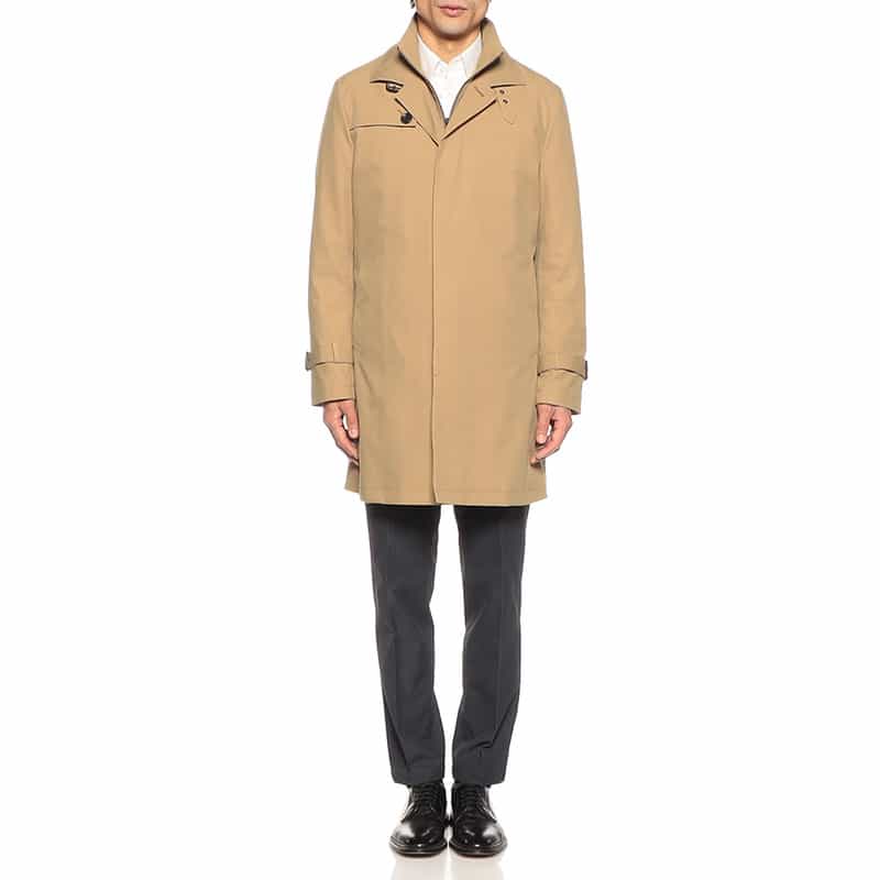BARNEYS NEW YORK キルティングライナーシングルトレンチコート BEIGE