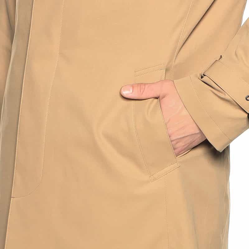 BARNEYS NEW YORK キルティングライナーシングルトレンチコート BEIGE