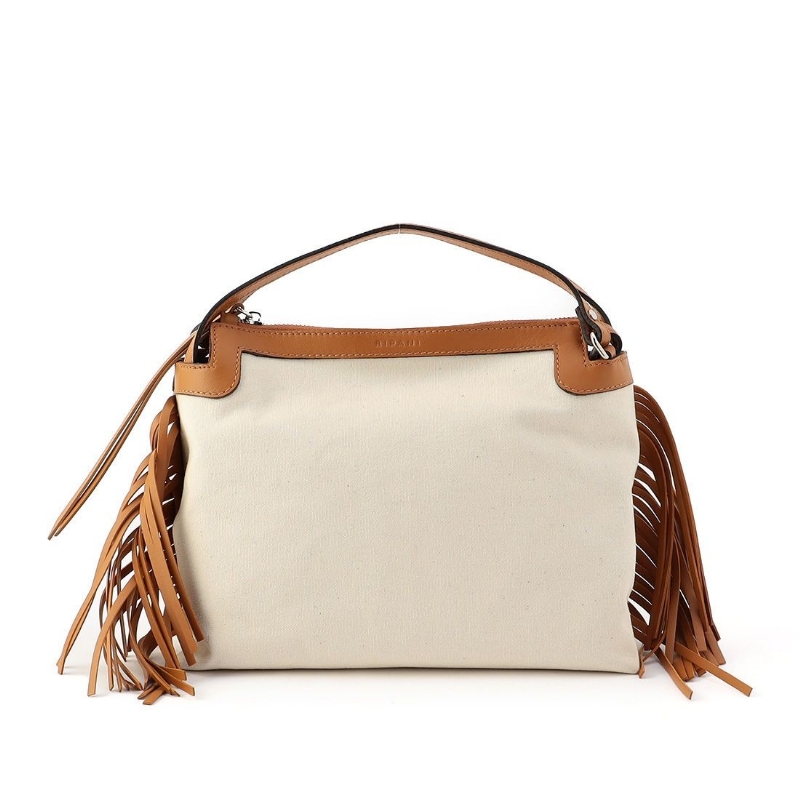 RIPANI "RONDINE" サイドフリンジバッグ BROWN