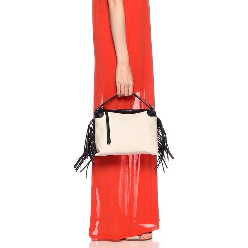 RIPANI "RONDINE" サイドフリンジバッグ BLACK