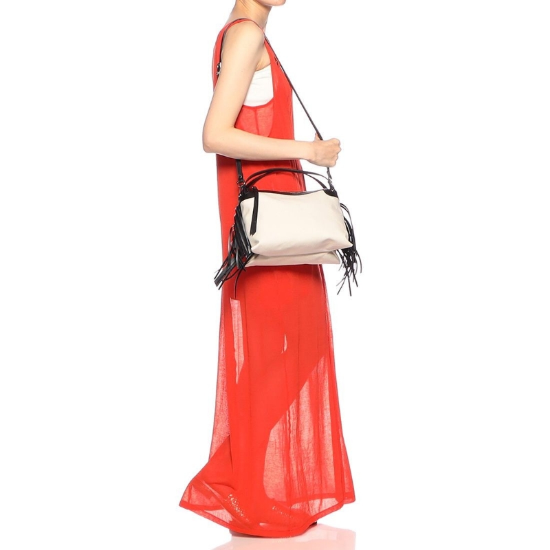 RIPANI "RONDINE" サイドフリンジバッグ BLACK