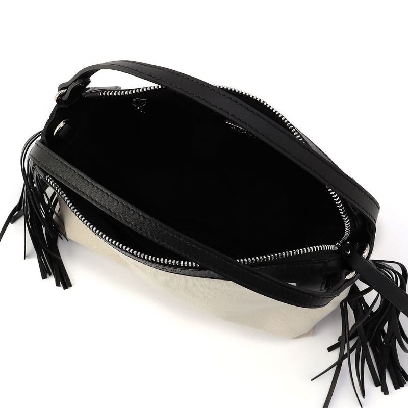RIPANI "RONDINE" サイドフリンジバッグ BLACK
