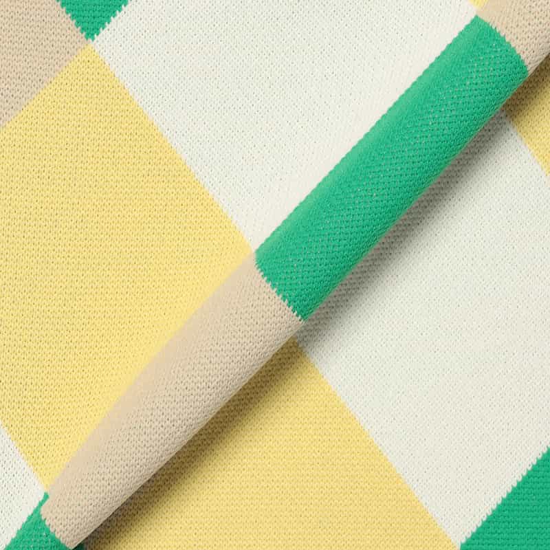 BARNEYS NEW YORK ウォッシャブル ダイヤ柄ニットスカート BEIGE