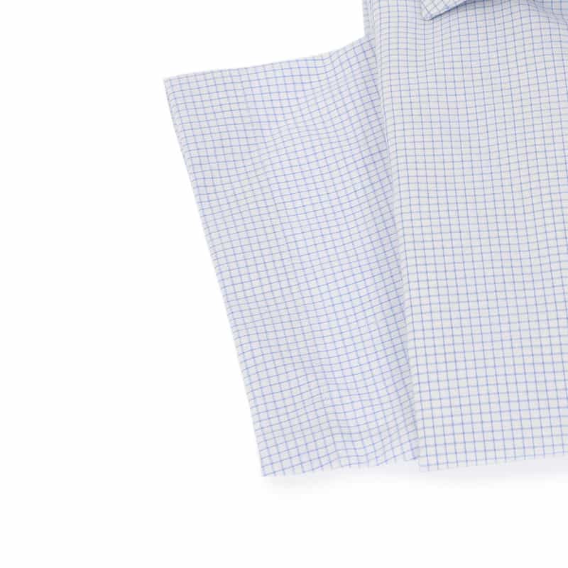 BARNEYS NEW YORK イージーケア半袖ドレスシャツ LIGHT BLUE