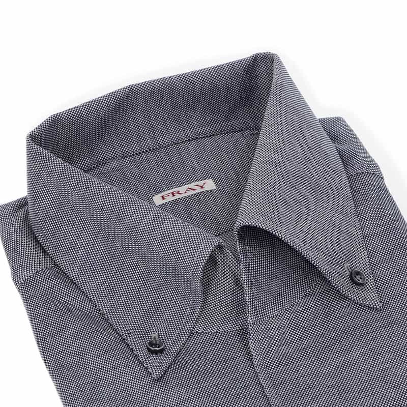 FRAY ジャージードレスシャツ NAVY