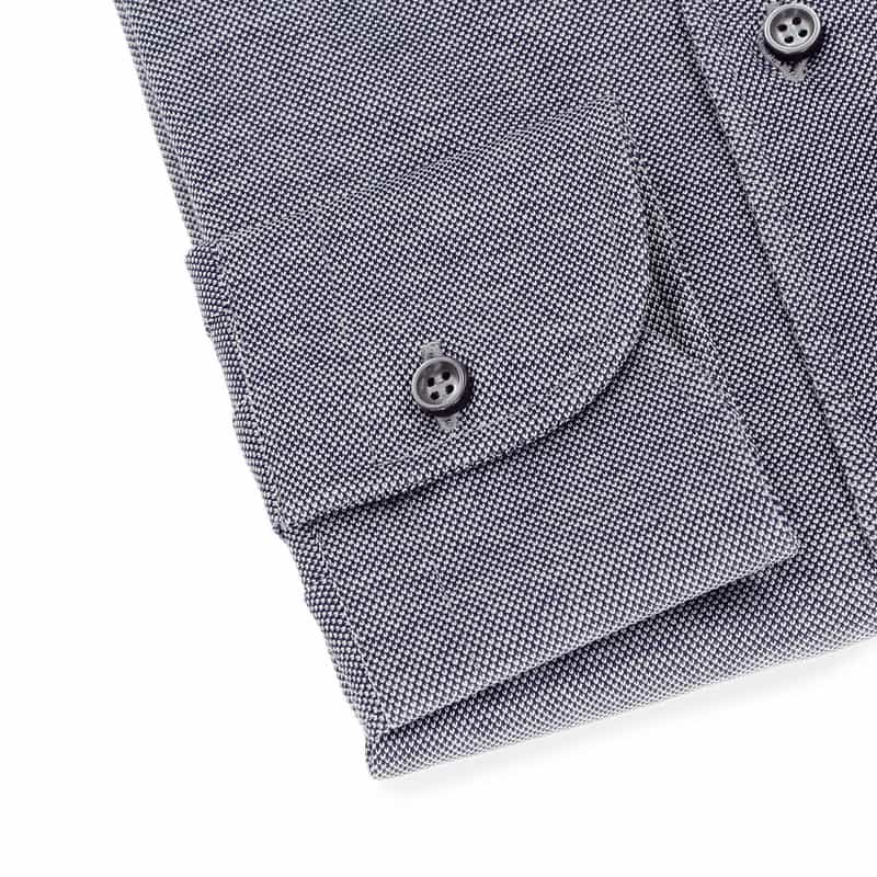 FRAY ジャージードレスシャツ NAVY