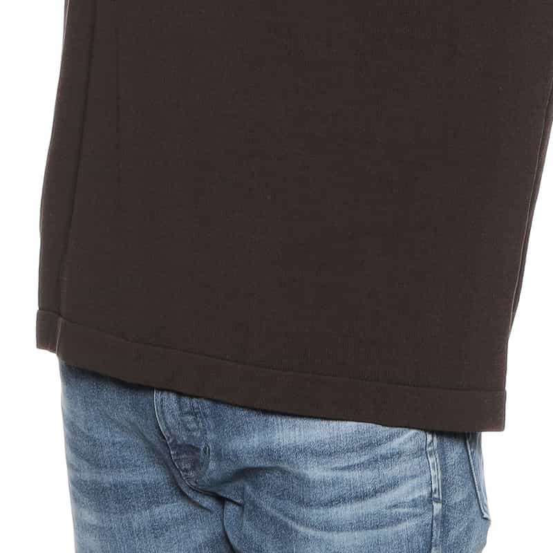 SIDE SLOPE バーニーズ　ニューヨーク限定ドライタッチポロシャツ BROWN