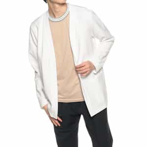 未着用 BARNEYS NEWYORK 52 イタリア製 ニット カーディガン BARNEYS NEWYORK（バーニーズニューヨーク）カーディガン 黄