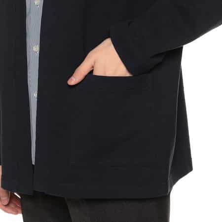 【美品】BARNEYS NEW YORK コットンニットカーディガン　ブラック コットンニットカーディガン（2197558）｜BARNEYS NEW YORK