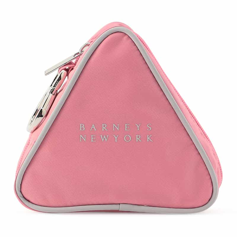 BARNEYS NEW YORK ナイロンバッグ (トライアングル) PINK