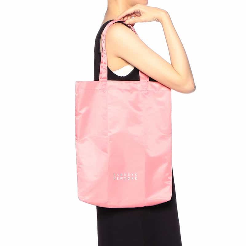 BARNEYS NEW YORK ナイロンバッグ (トライアングル) PINK