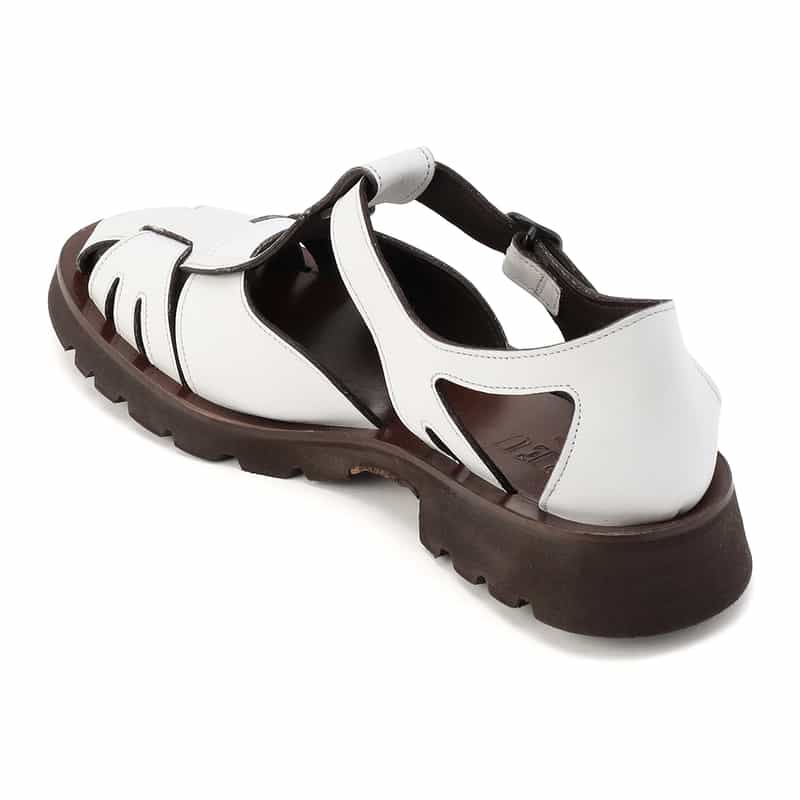 HEREU フィッシャーマンサンダル WHITE