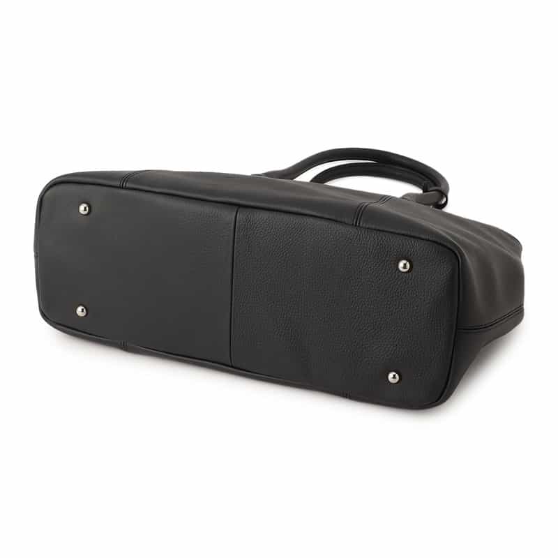 BARNEYS NEW YORK レザートートバッグ(M) BLACK