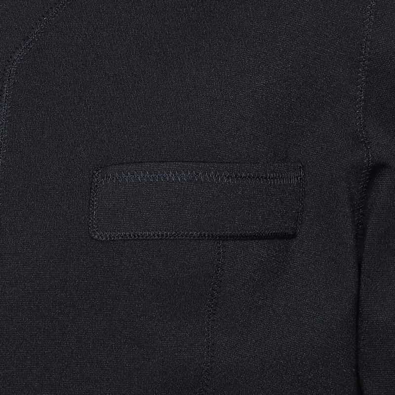 BARNEYS NEW YORK セットアップインコードロックノーカラージャケット NAVY