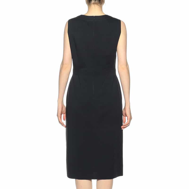 BARNEYS NEW YORK セットアップインコードロックノースリーブドレス NAVY