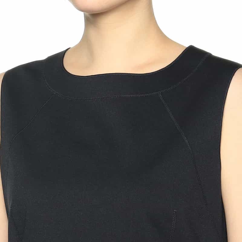 BARNEYS NEW YORK セットアップインコードロックノースリーブドレス NAVY