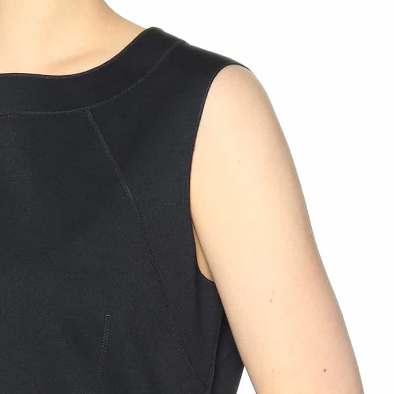 BARNEYS NEW YORK セットアップインコードロックノースリーブドレス NAVY