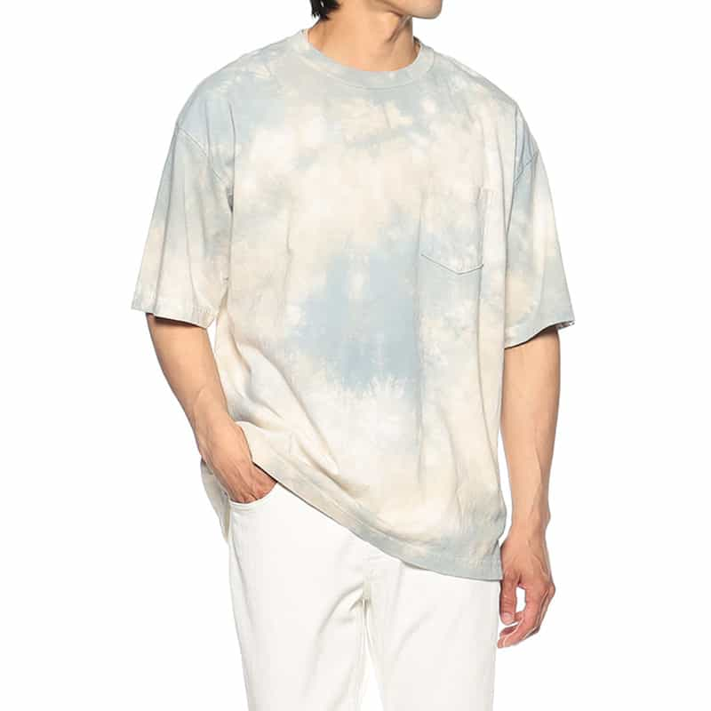 MAGIC NUMBER 限定バックプリントタイダイTシャツ BLUE