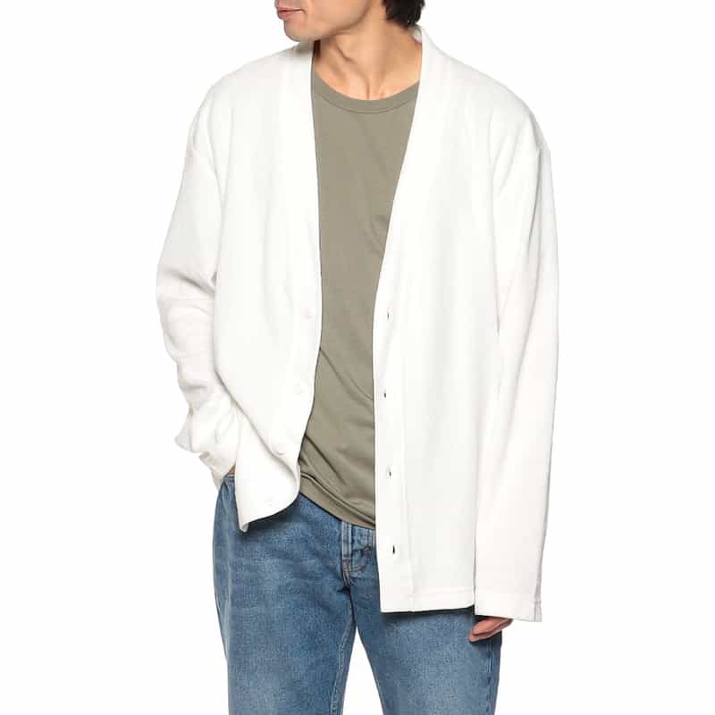 OAS バーニーズ　ニューヨーク限定テリーカーディガン WHITE
