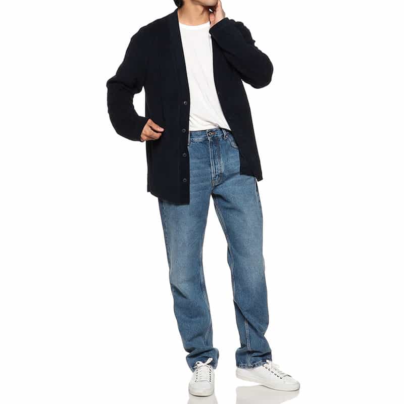 OAS バーニーズ　ニューヨーク限定テリーカーディガン NAVY