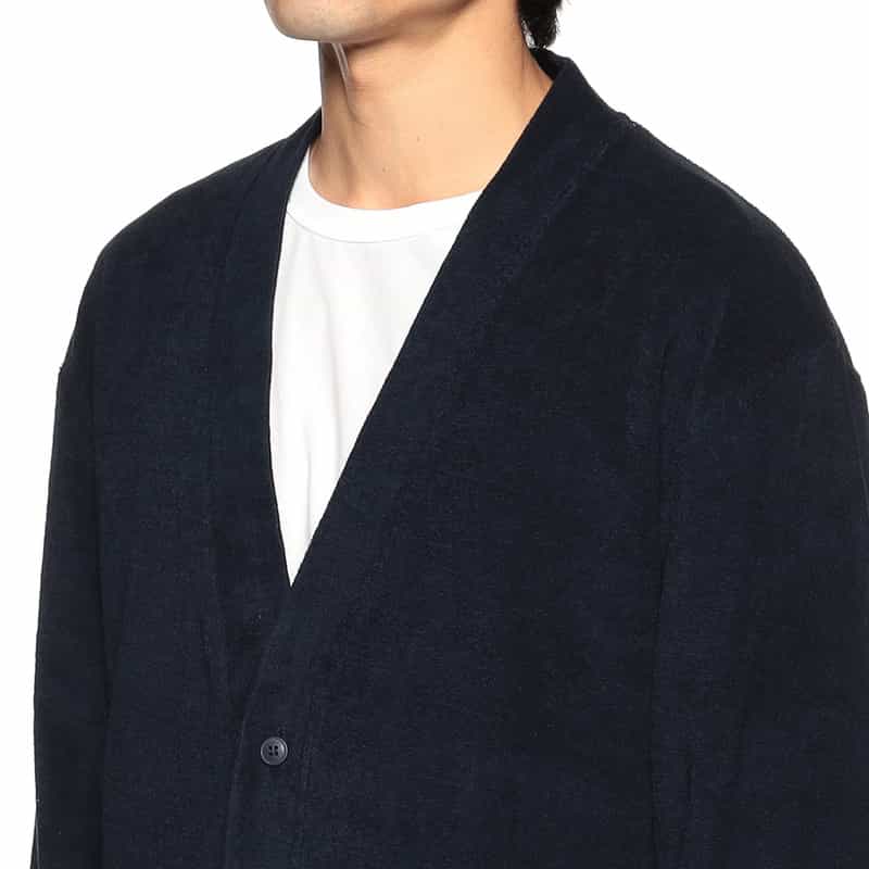 OAS バーニーズ　ニューヨーク限定テリーカーディガン NAVY