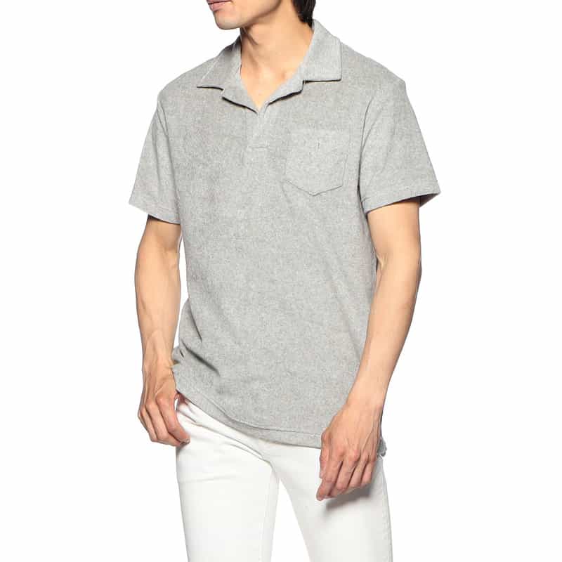 OAS パイルポロシャツ GRAY