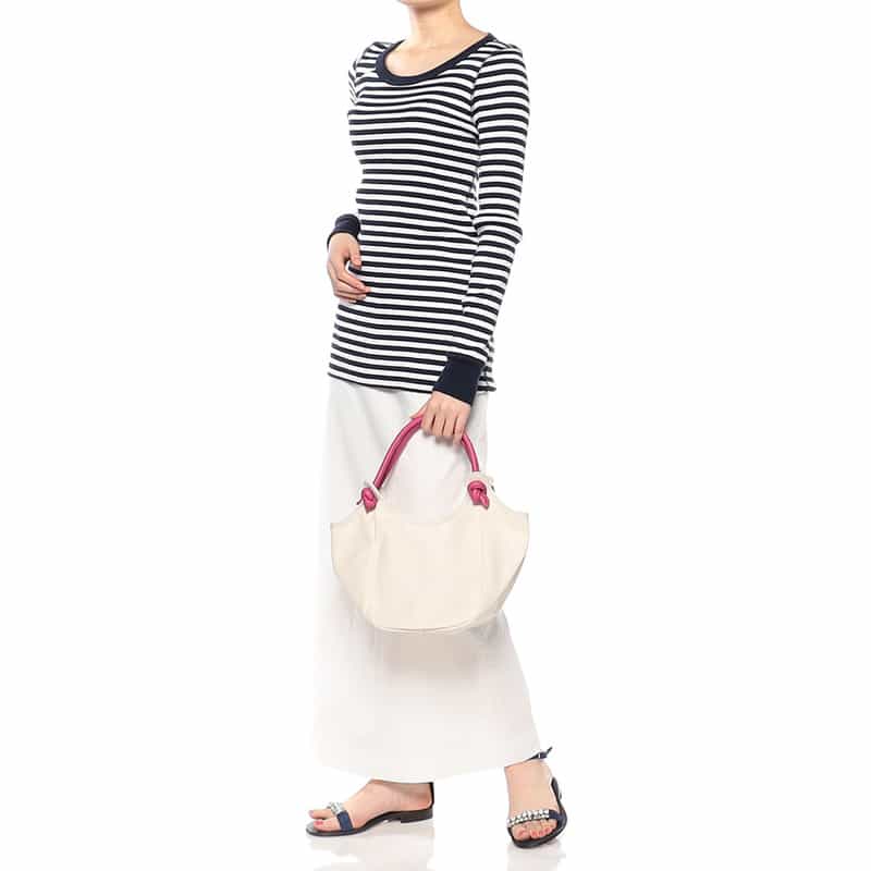 BARNEYS NEW YORK コンビネーションミニトートバッグ PINK