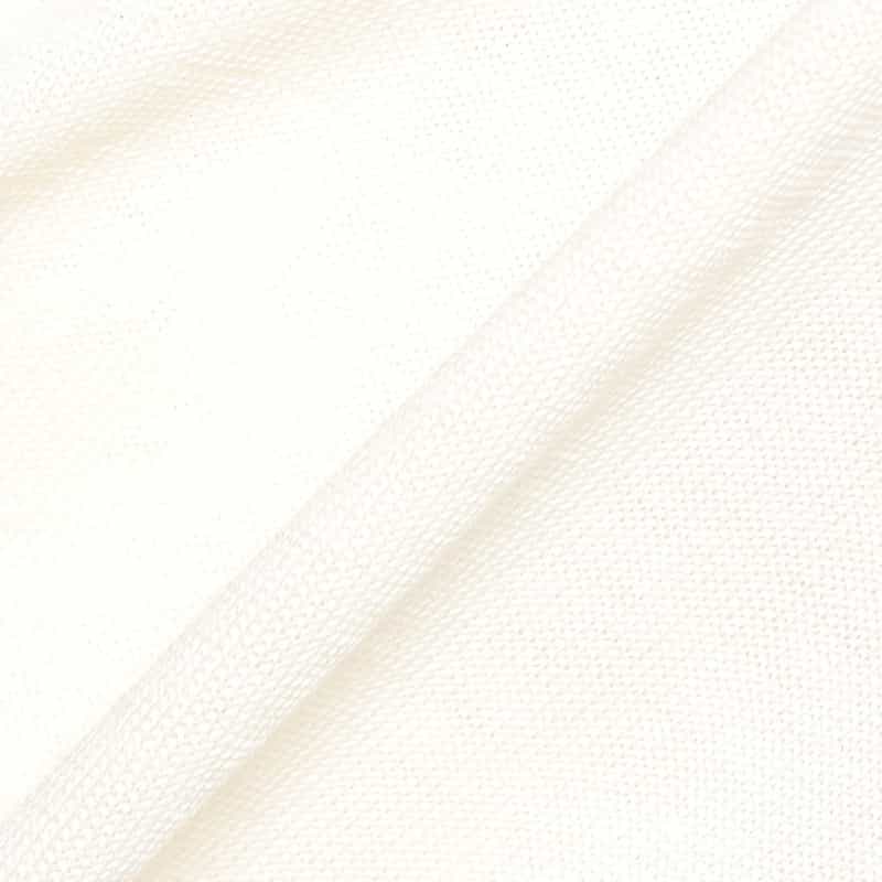 BARNEYS NEW YORK ウォッシャブルコットンクルーネックニットカーディガン WHITE