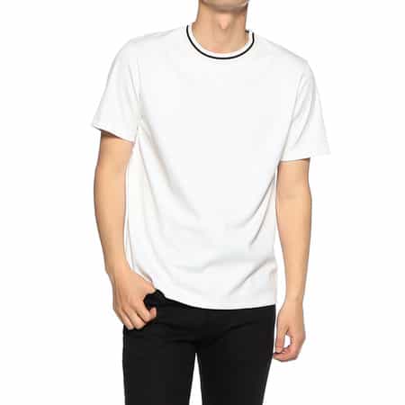 ラインニットTシャツ (ALBINI社製コットン使用)
