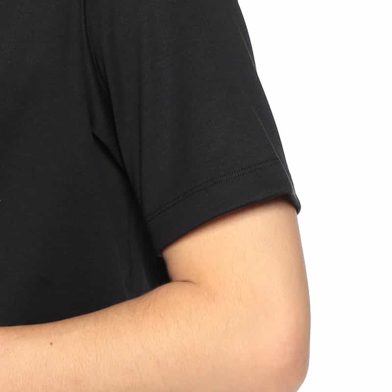 BARNEYS NEW YORK ラインニットTシャツ (ALBINI社製コットン使用) BLACK