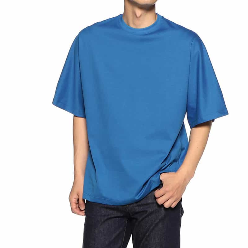 BARNEYS NEW YORK ビッグサイズドルマンスリーブTシャツ BLUE