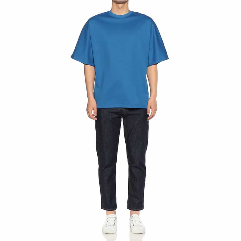 BARNEYS NEW YORK ビッグサイズドルマンスリーブTシャツ BLUE