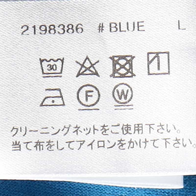 BARNEYS NEW YORK ビッグサイズドルマンスリーブTシャツ BLUE